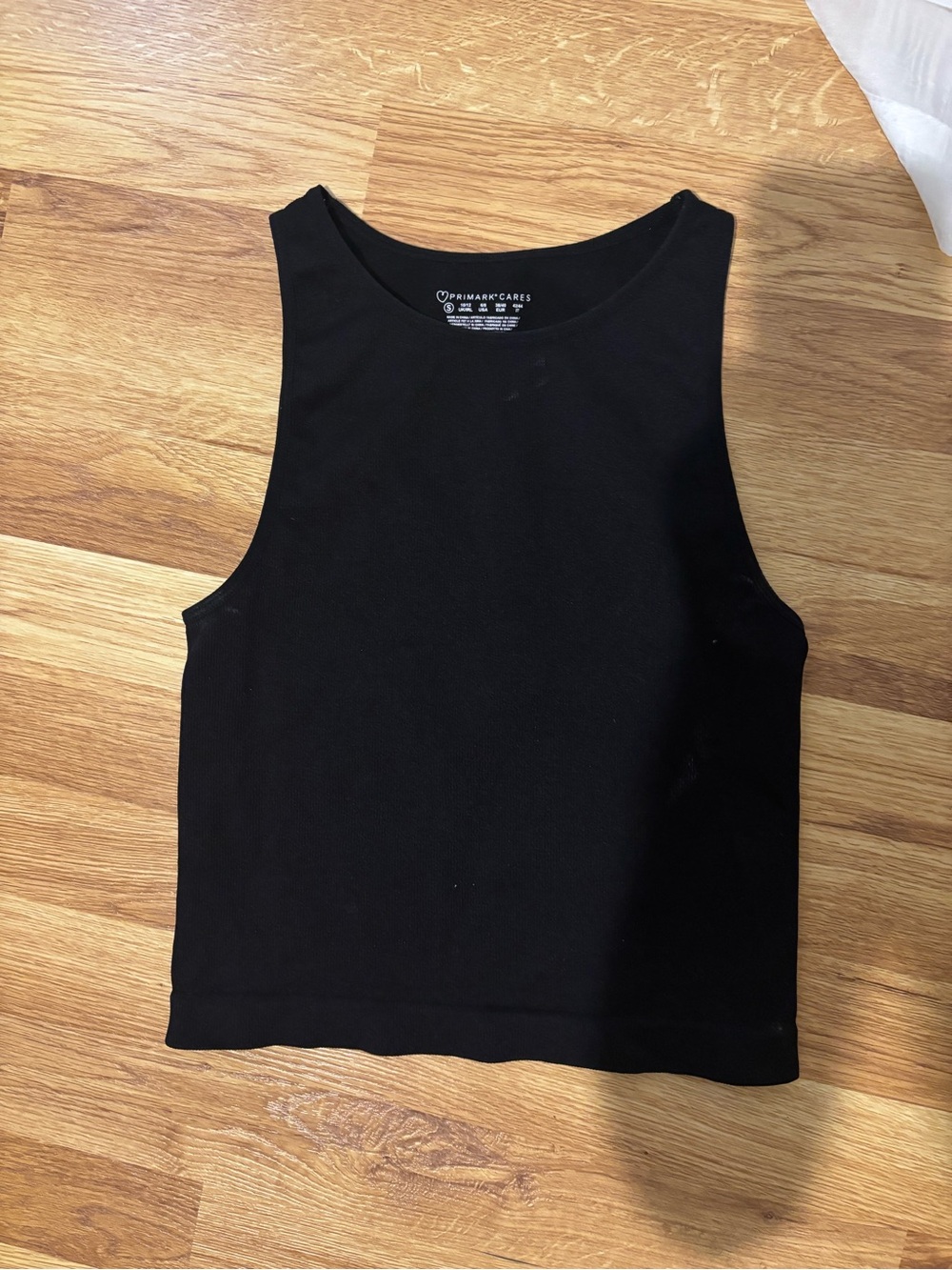 NWOT Black Racerback Gym Top